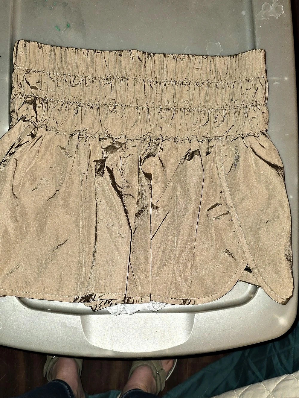Mudd High Waist Shorts in Brown
